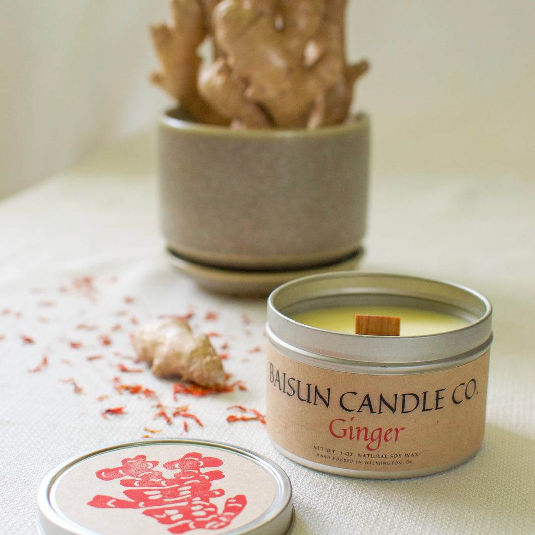 Ginger- Scented Candle