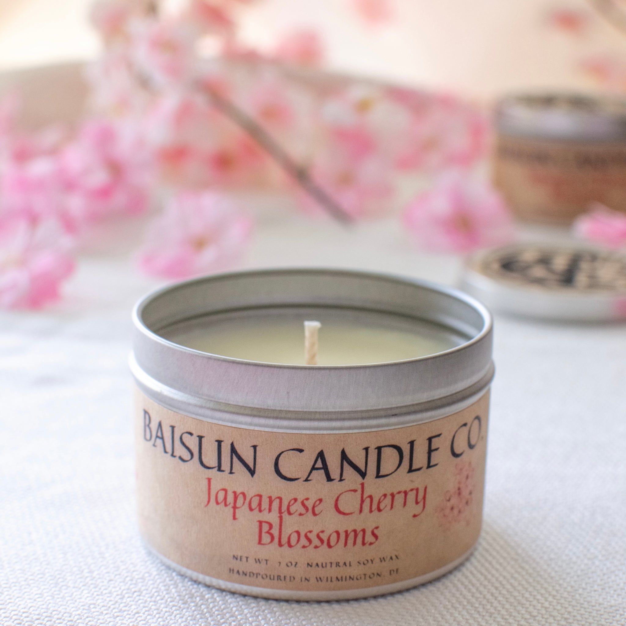Japanese Cherry Blossoms- Scented Candle – Baisun Candle Co.